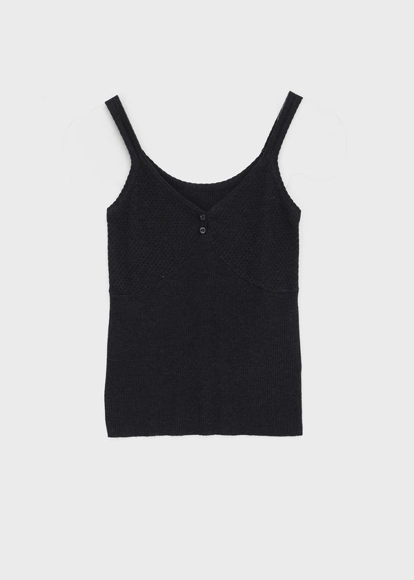 Lue Wool Knit SET - Cardigan, Sleeveless