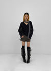 Bellati Studded Washed Shorts