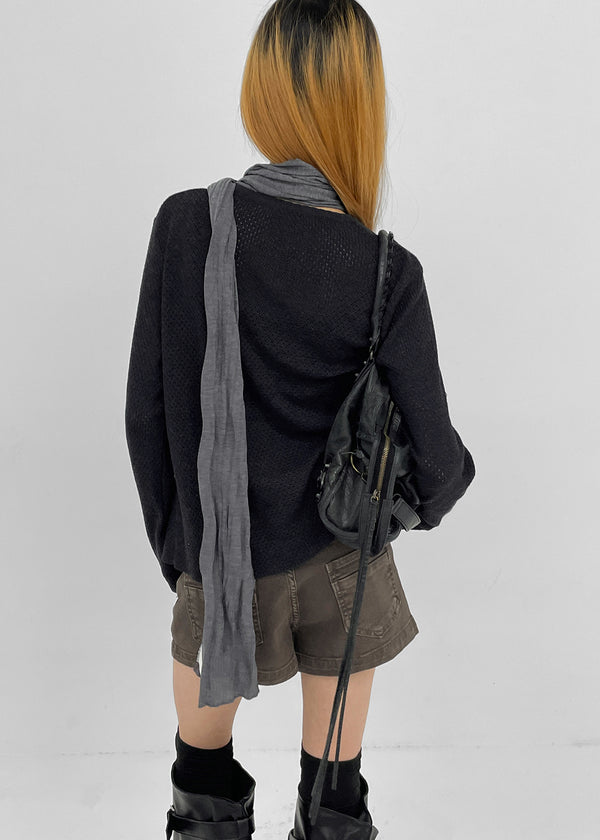 Bellati Studded Washed Shorts