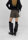 Bellati Studded Washed Shorts