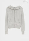 [MADE] Kurone Hooded Knit Zip-up