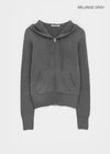 [MADE] Kurone Hooded Knit Zip-up