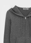 [MADE] Kurone Hooded Knit Zip-up