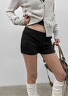 Harash banding knit shorts