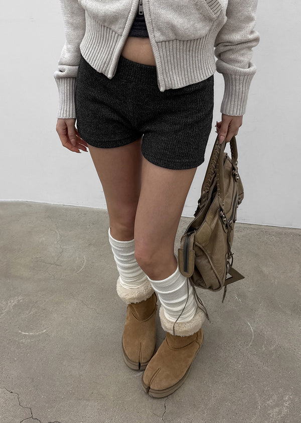 Harash banding knit shorts