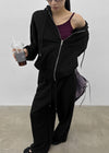 Vaginal cutout round neck sleeveless