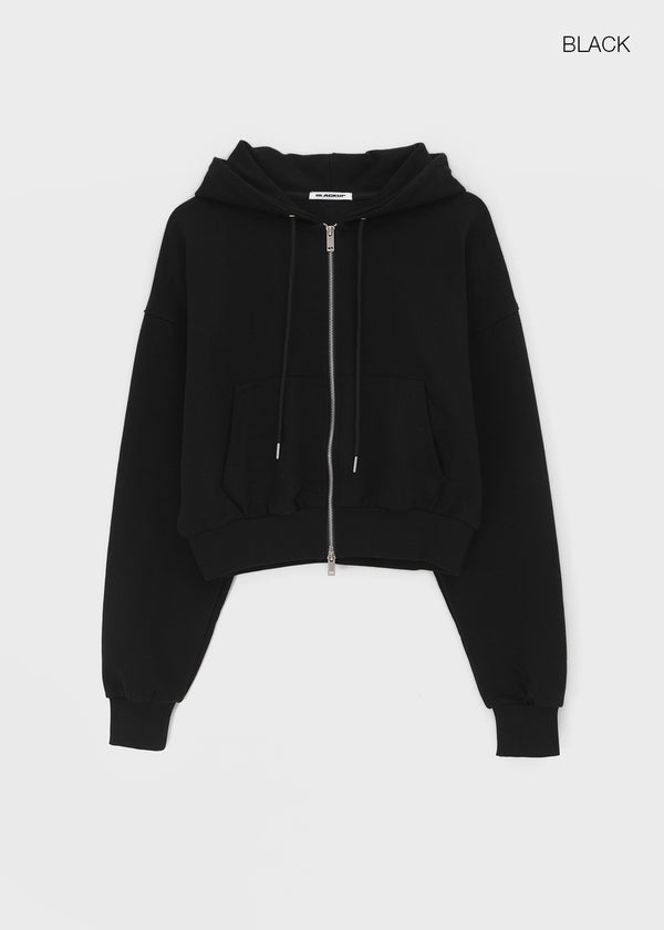 [MADE] Bennoir Semi-Crop Zip-Up Hoodie