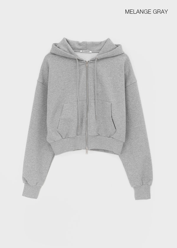 [MADE] Bennoir Semi-Crop Zip-Up Hoodie