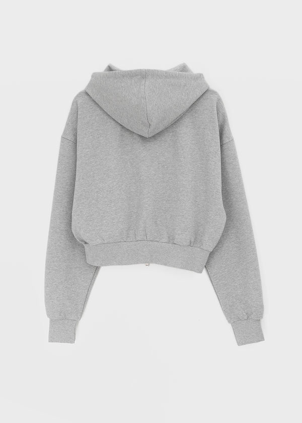 [MADE] Bennoir Semi-Crop Zip-Up Hoodie