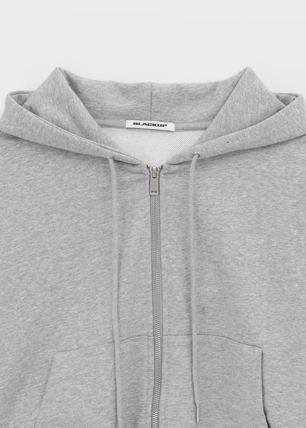 [MADE] Bennoir Semi-Crop Zip-Up Hoodie