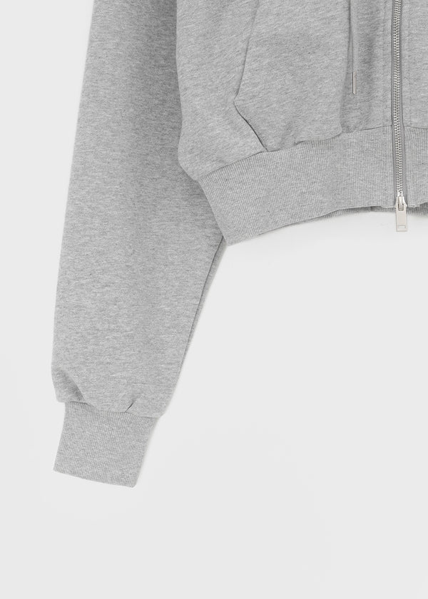 [MADE] Bennoir Semi-Crop Zip-Up Hoodie
