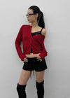 Divier Ribbed Wool Knit Cardigan