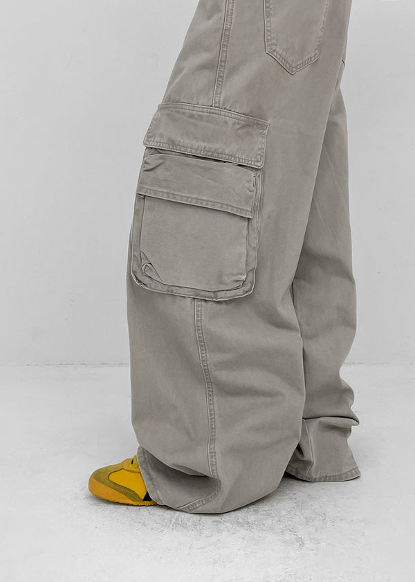 Moel Washed Wide Double Cargo Pants