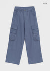 Moel Washed Wide Double Cargo Pants