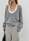 [MADE] Dennel Deep U-Neck Knit