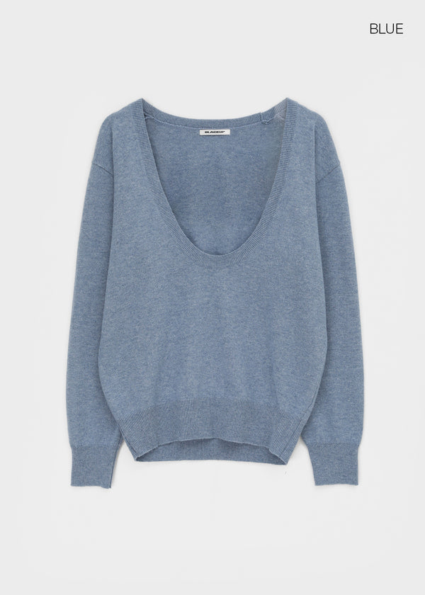 [MADE] Dennel Deep U-Neck Knit