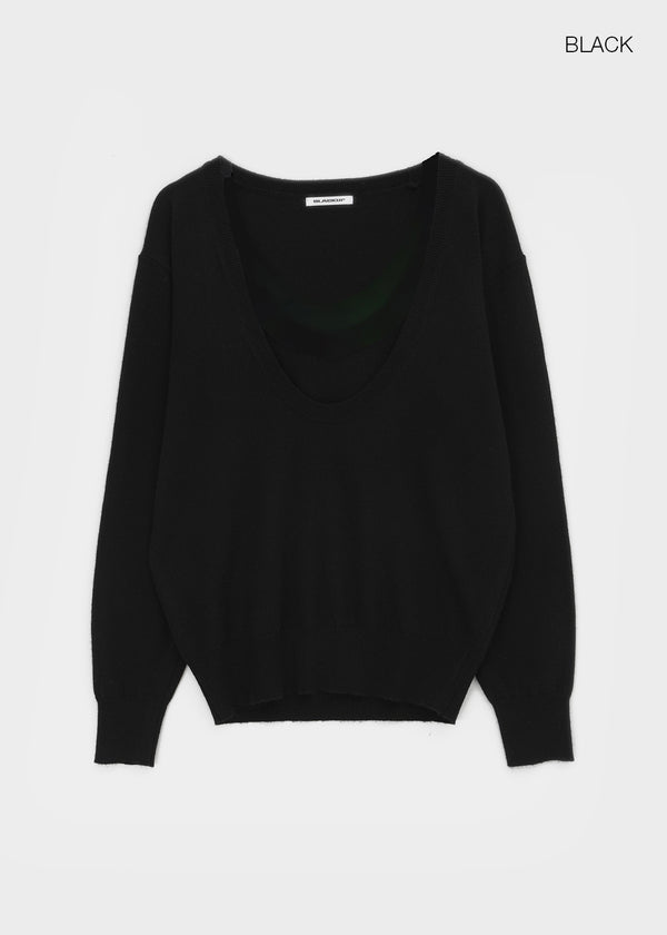 [MADE] Dennel Deep U-Neck Knit
