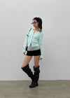 Fillet vintage buckle long boots