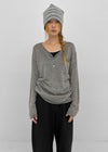 Roanick Striped Knit Beanie