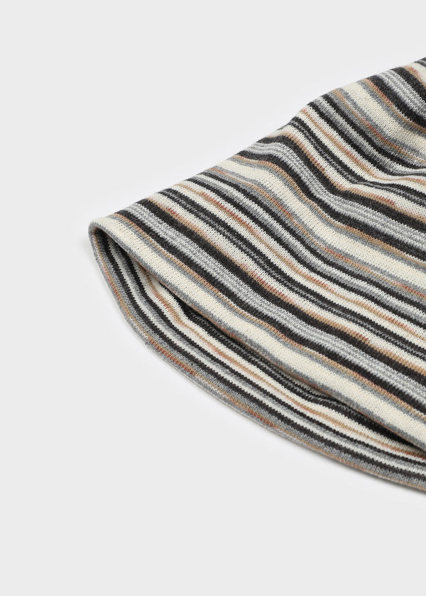 Roanick Striped Knit Beanie