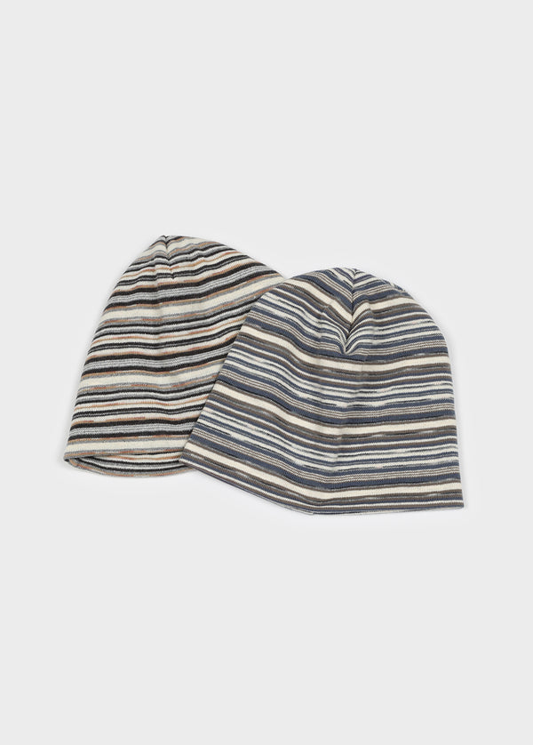 Roanick Striped Knit Beanie