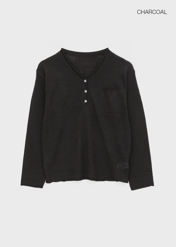 Merdy Henley Neck Knit
