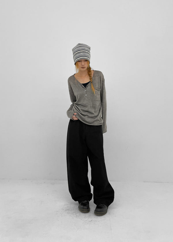 Ciel Bijou Wide Cotton Pants