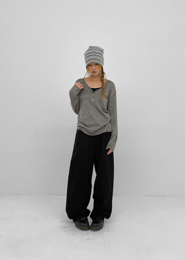 Ciel Bijou Wide Cotton Pants