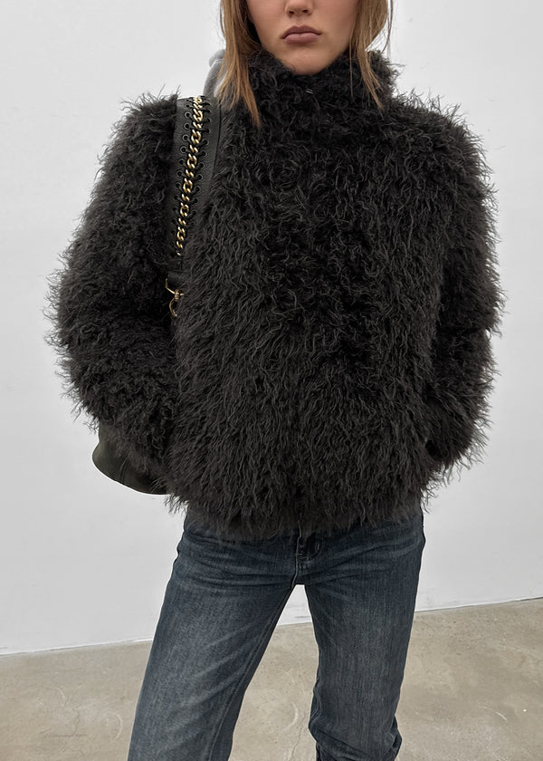 [MADE] Nanaba High-neck Fur Jacket