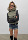 [MADE] Vanity Fur-Trimmed Wellon Padded Vest