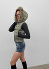 [MADE] Vanity Fur-Trimmed Wellon Padded Vest