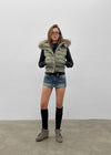 [MADE] Vanity Fur-Trimmed Wellon Padded Vest