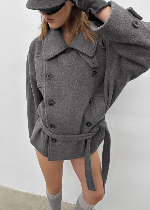 [MADE] Julien Wool Half Coat (50% Wool)