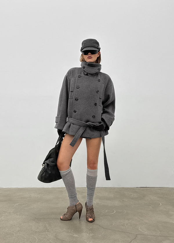 [MADE] Julien Wool Half Coat (50% Wool)