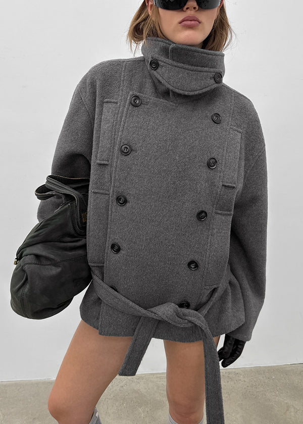 [MADE] Julien Wool Half Coat (50% Wool)