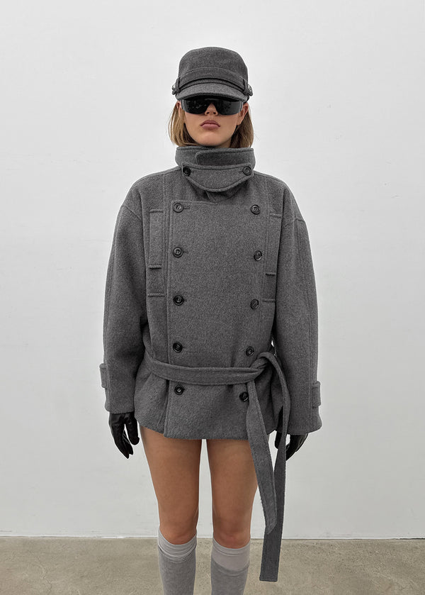 [MADE] Julien Wool Half Coat (50% Wool)