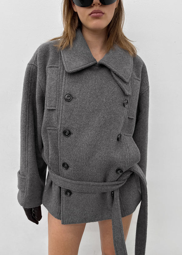 [MADE] Julien Wool Half Coat (50% Wool)