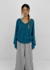 Dea Line Elastic Waist Wide String Pants