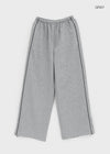 Dea Line Elastic Waist Wide String Pants