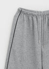 Dea Line Elastic Waist Wide String Pants