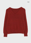 Brandt V-neck wool knit