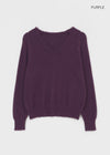 Brandt V-neck wool knit
