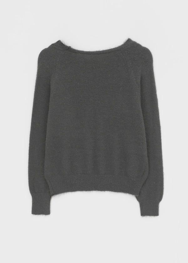 Brandt V-neck wool knit