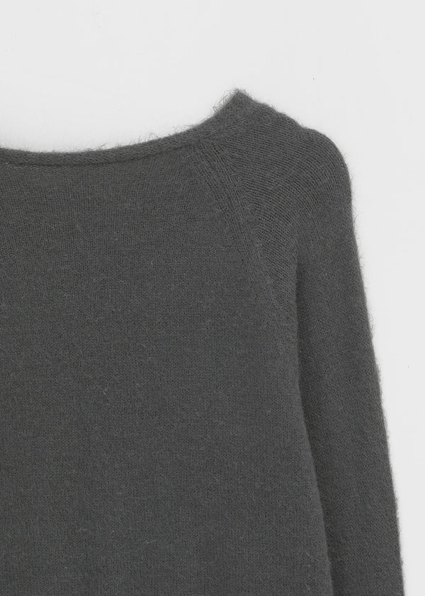 Brandt V-neck wool knit
