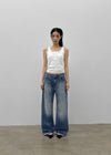 Kocom Washed Wide Denim Pants