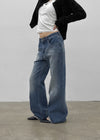Kocom Washed Wide Denim Pants