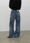 Kocom Washed Wide Denim Pants