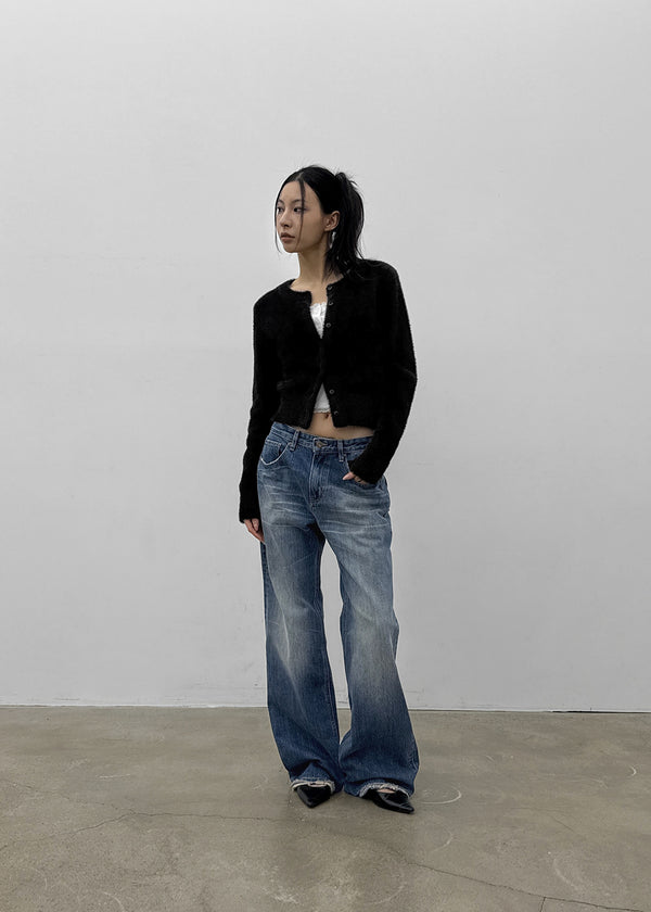 Kocom Washed Wide Denim Pants