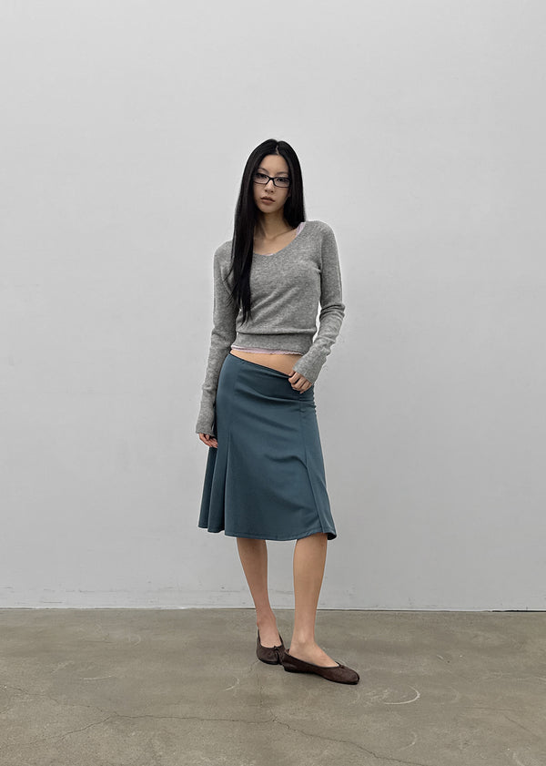 [MADE] Ruby Woo Wool V-neck Knit