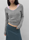 [MADE] Ruby Woo Wool V-neck Knit